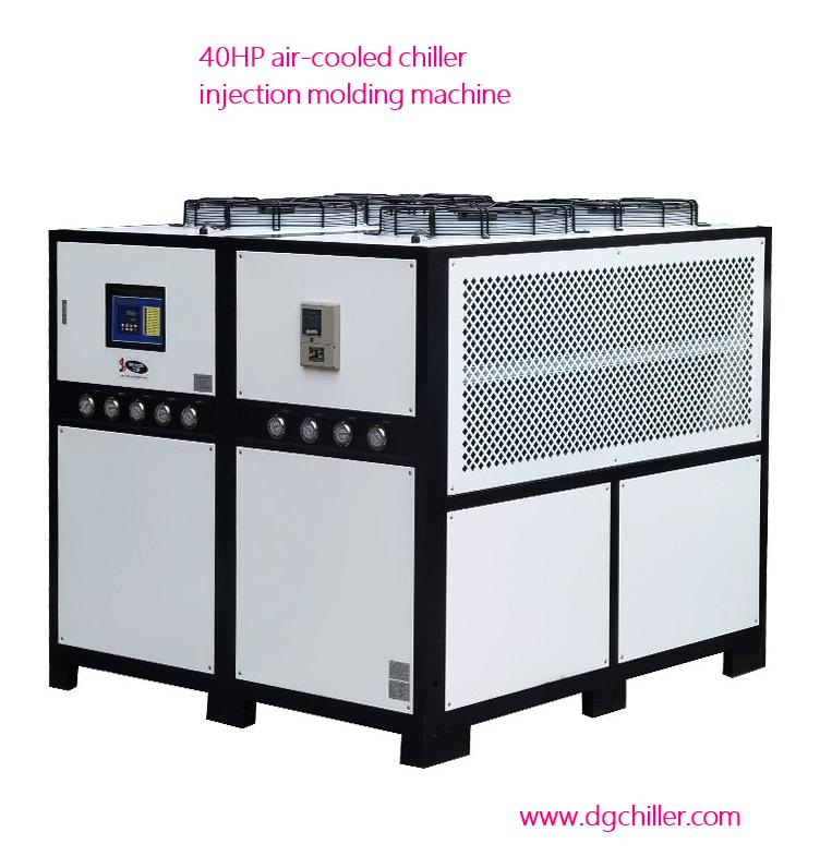 Hur mycket kraftkylare matchar 2400T-3200T formsprutningsmaskinen 40HP Chiller