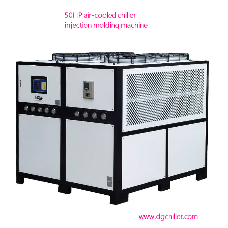Hur mycket kraftkylare matchar 3200T-4000 formsprutningsmaskinen 50HP Chiller